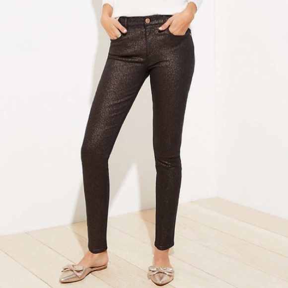 LOFT Denim - Loft shimmer slim pockets skinny jeans